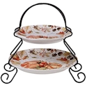 Certified International Harvest Splash 2-Tier Server