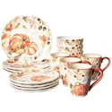 Certified International Harvest Splash Dinner Plate