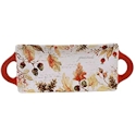 Certified International Harvest Splash Rectangular Platter with Handles