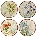 Certified International Herb Blossoms Dessert Plate