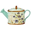 Certified International Herb Blossoms Watering Can Teapot