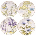 Certified International Herb Garden Dessert Plate