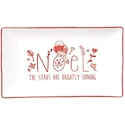 Certified International Holiday Greetings Rectangular Platter