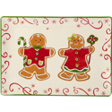 Certified International Holiday Magic Gingerbread Rectangular Platter