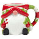 Certified International Holiday Magic Gnomes 3-D Mug