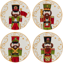 Certified International Holiday Magic Nutcracker Canape Plate