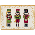 Certified International Holiday Magic Nutcracker Rectangular Platter