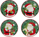 Certified International Holiday Magic Santa Canape Plate