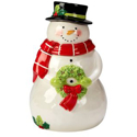 Certified International Holiday Magic Snowman Magic Cookie Jar