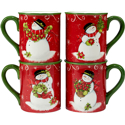 Certified International Holiday Magic Snowman Mug