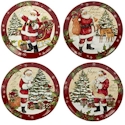 Certified International Holiday Wishes Dinner Plate