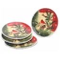 Certified International Holly Birds Dinner Plates