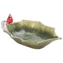Certified International Holly Birds Leaf Serving Bowl
