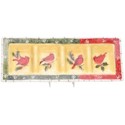 Certified International Holly Birds Relish Tray