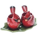 Certified International Holly Birds Tealight Holder with Leaf Tray