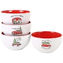 Certified International Holly Jolly Ice Cream Bowl