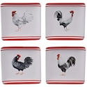 Certified International Homestead Rooster Canape Plate