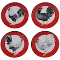 Certified International Homestead Rooster Dessert Plate