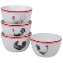 Certified International Homestead Rooster Ice Cream Bowl