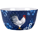 Certified International Indigo Rooster Deep Bowl