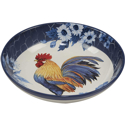 Certified International Indigo Rooster Serving/Pasta Bowl