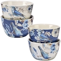 Certified International Indigold Bird Ice Cream Bowl