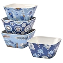 Certified International Indigold Square Ice Cream Bowl