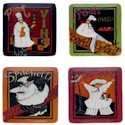 Certified International International Chefs Square Salad/Dessert Plate