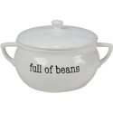 Certified International Just Words Bean Pot