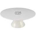 Certified International Just Words Pedestal Cake Plate