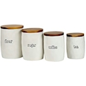 Certified International Just Words Canister Set