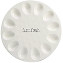 Certified International Just Words Egg Plate