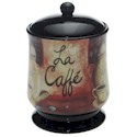 Certified International La Caffe Biscuit Jar