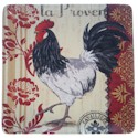 Certified International La Provence Rooster Square Platter
