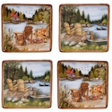 Certified International Lake Life Canape Plate