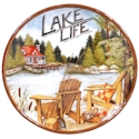 Certified International Lake Life Round Platter