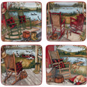 Certified International Lake Retreat Canape Plate