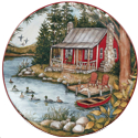 Certified International Lake Retreat Dinner Plate