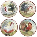 Certified International Le Rooster Dinner Plates