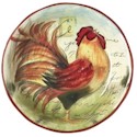 Certified International Le Rooster Pasta Bowl