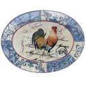 Certified International Lille Rooster Oval Platter