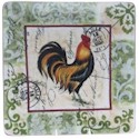 Certified International Lille Rooster Square Platter