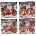 Certified International Magic of Christmas Santa Canape Plate