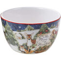 Certified International Magic of Christmas Santa Ice Cream Bowl