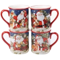 Certified International Magic of Christmas Santa Mug