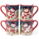 Certified International Magic of Christmas Snowman Mug
