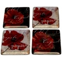 Certified International Midnight Poppies Dinner Plate