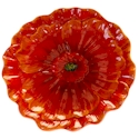 Certified International Midnight Poppies 3-D Dessert Plate