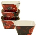 Certified International Midnight Poppies Ice Cream Bowl