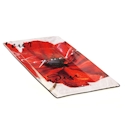 Certified International Midnight Poppies Rectangular Tray